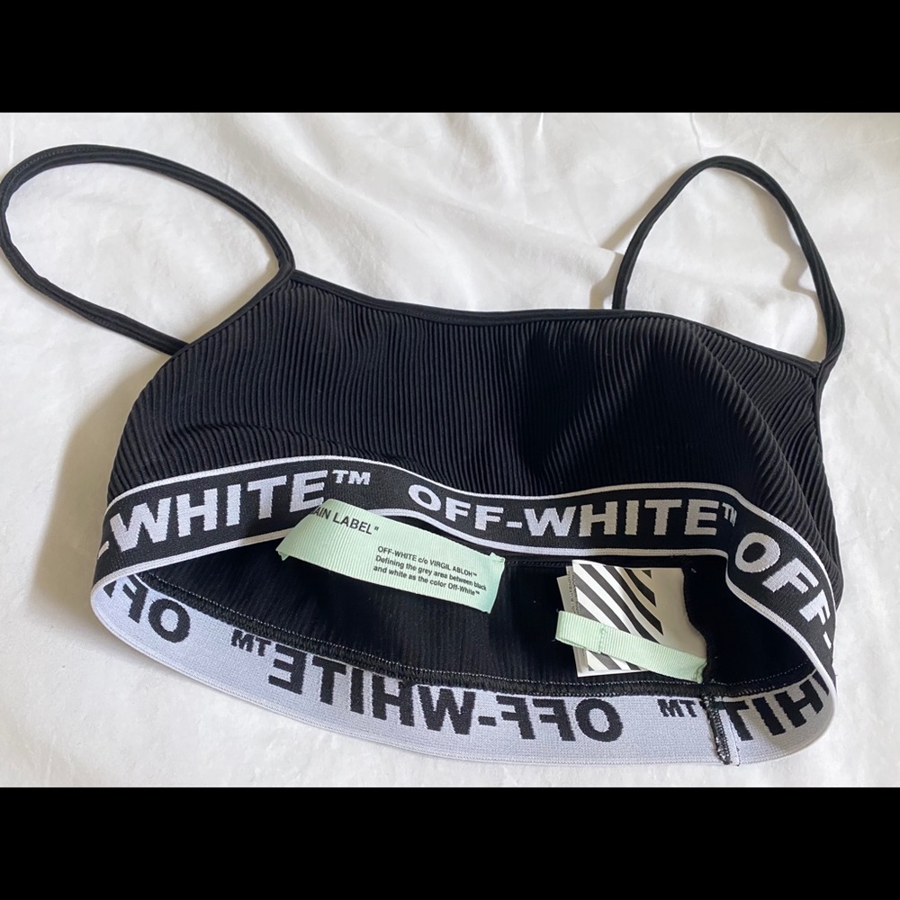 Off White brand bralette size 42/8 worn ONE TIME